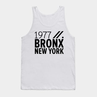 Bronx NY Birth Year Collection - Represent Your Roots 1977 in Style Tank Top